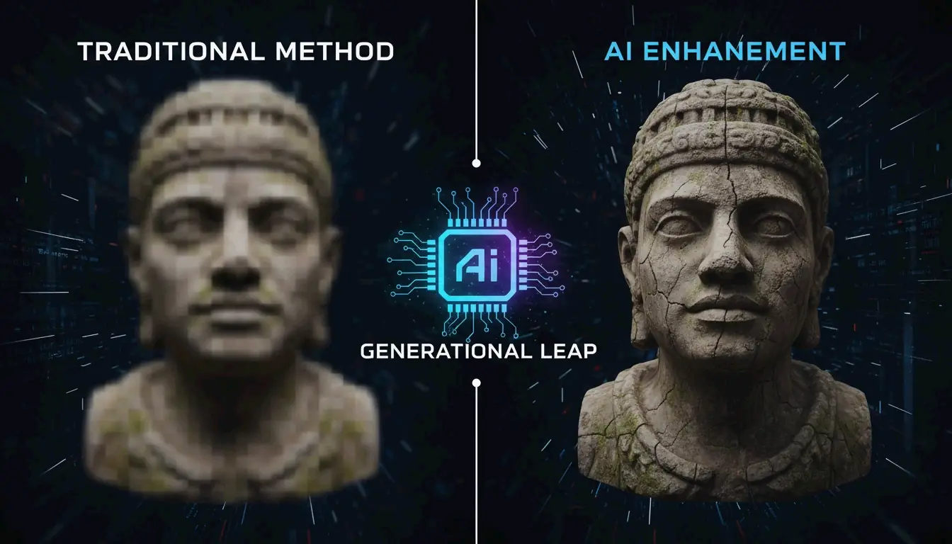 图像水印移除原理:AI 算法与传统方法对比