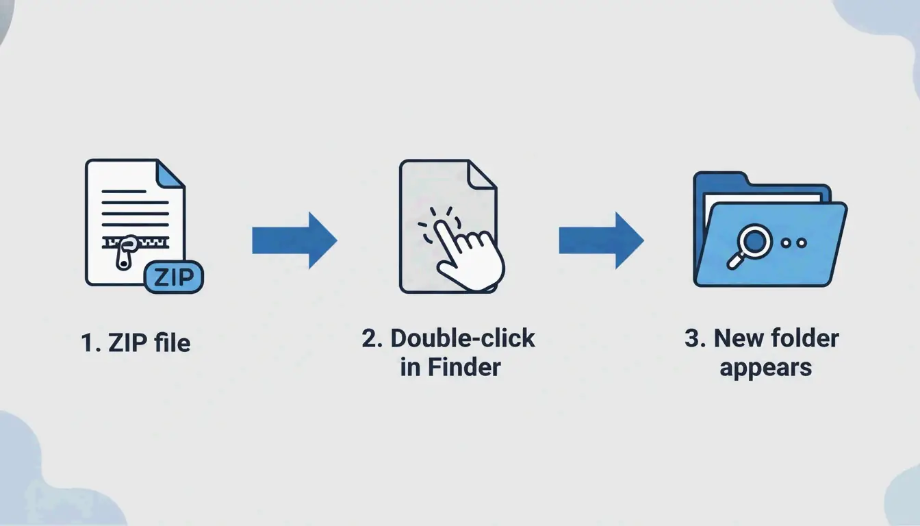Visualización sencilla en 3 pasos del proceso de doble clic