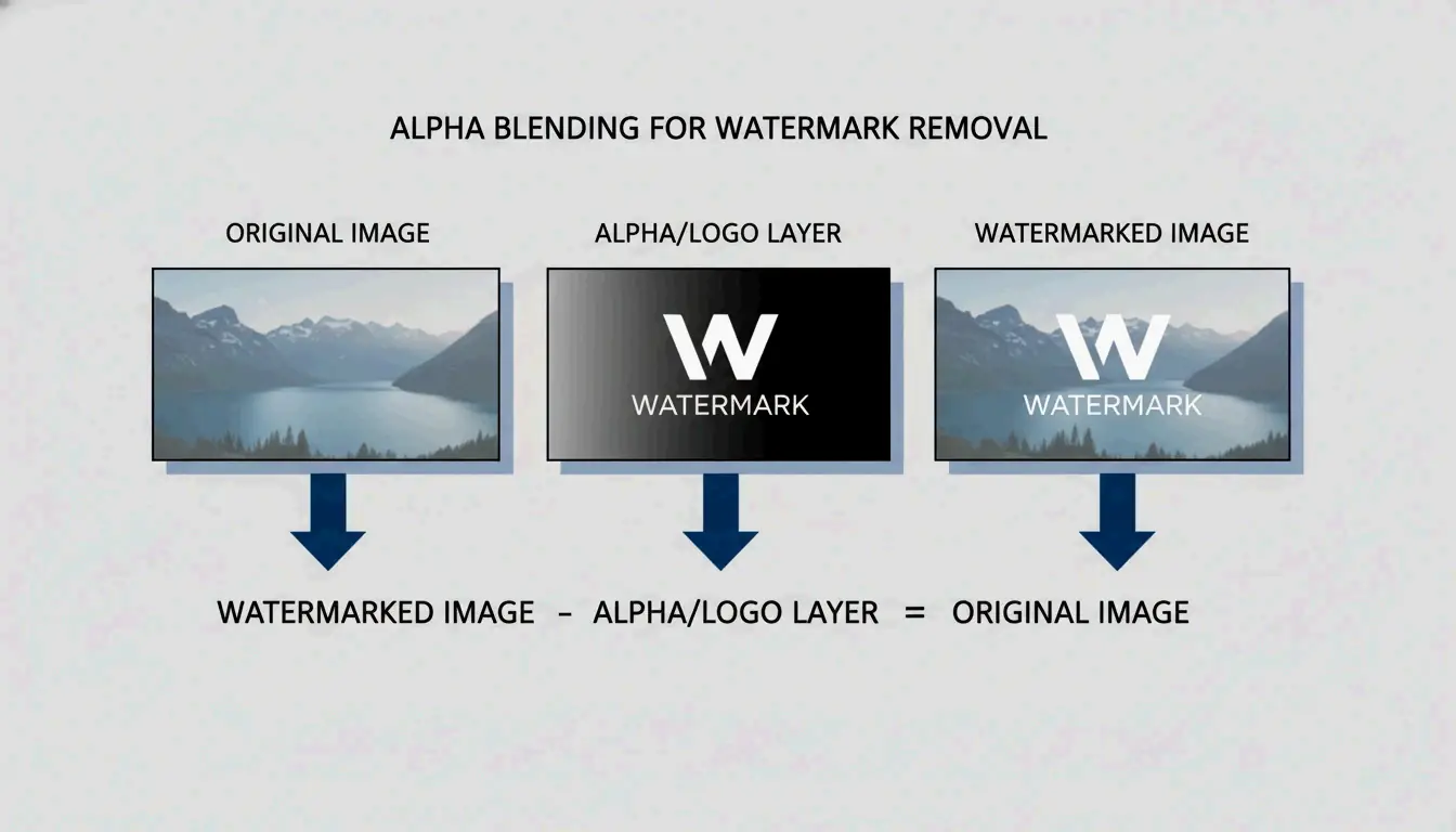 传统数学逻辑:Alpha 混合公式的视觉化拆解